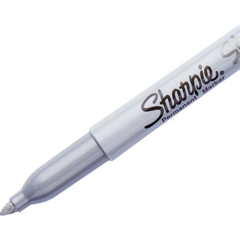 sharpie metallic permanent markers fine point silver box of 12|ultra fine tip silver marker.